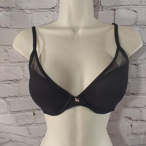 Thirdlove Classic Contour Plunge Black Underwire Bra 32C